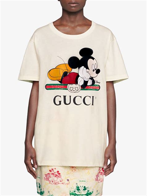 gucci t shirt mickey mouse original|gucci mickey mouse collection.